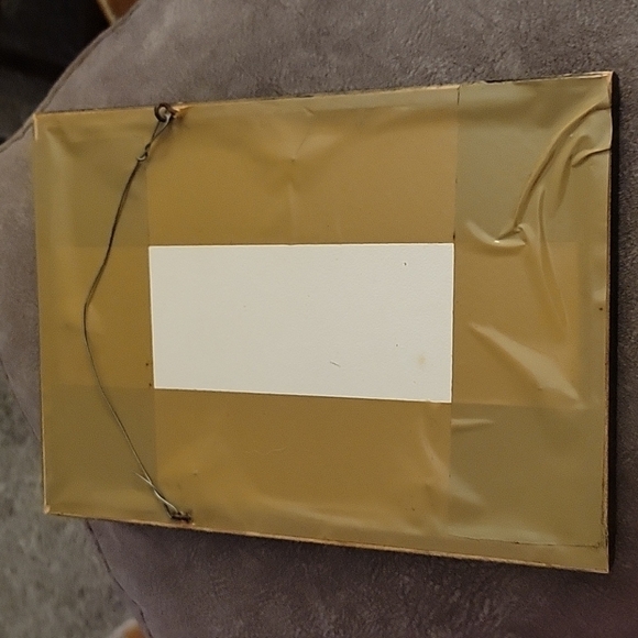 VTG Mexican Watercolor Tropical Feather Bird Framed Art - Picture 3 of 5